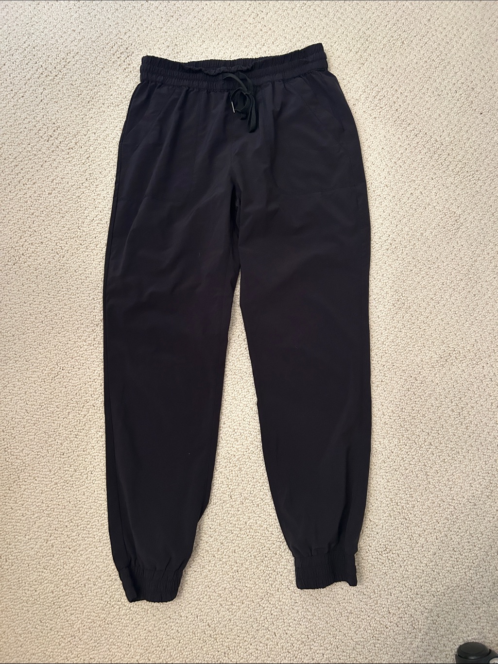 Tna Black Elastic-Waist Joggers